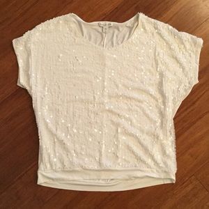 Cute, breezy Coldwater Creek sequin top
